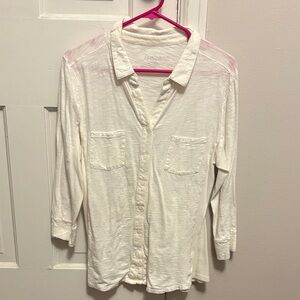 Merona Cream Collared Shirt